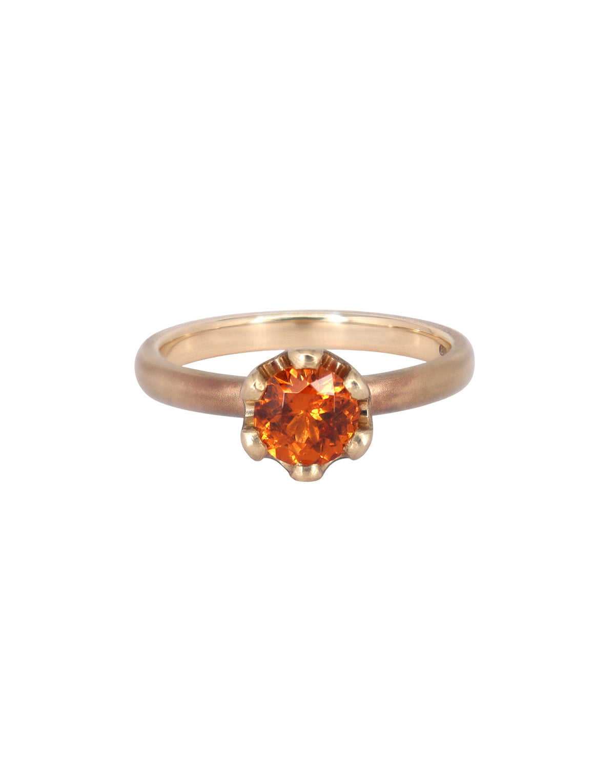 Spessartite Garnet Clementine Ring