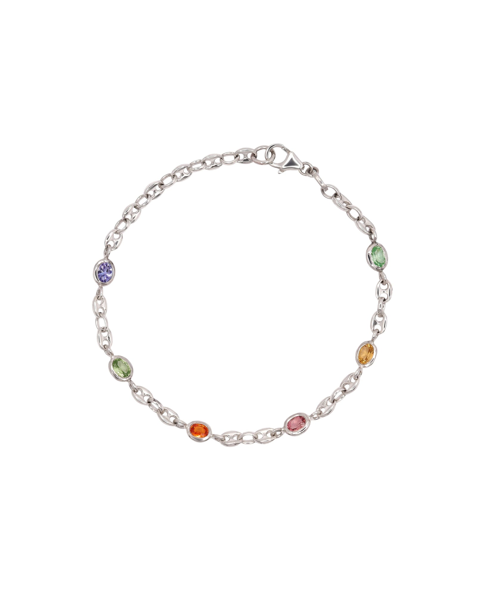 Pomona Gemstone Chain Bracelet