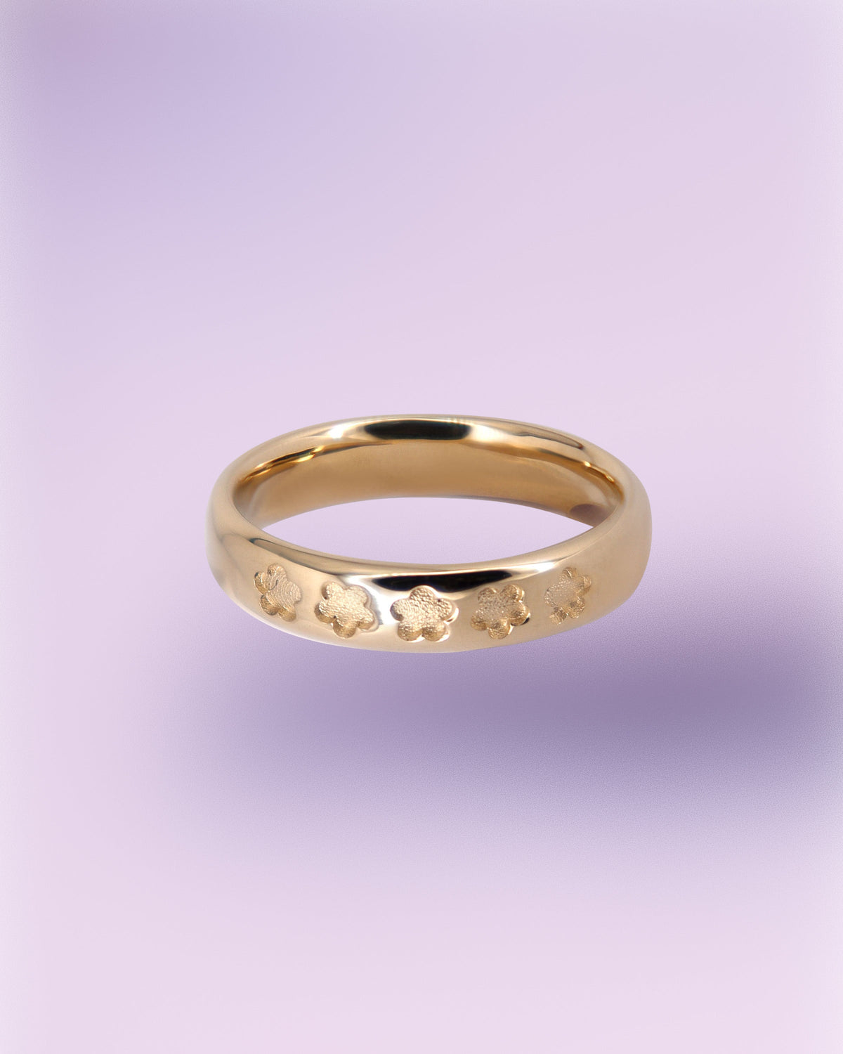 Gold Daisy Chain Ring