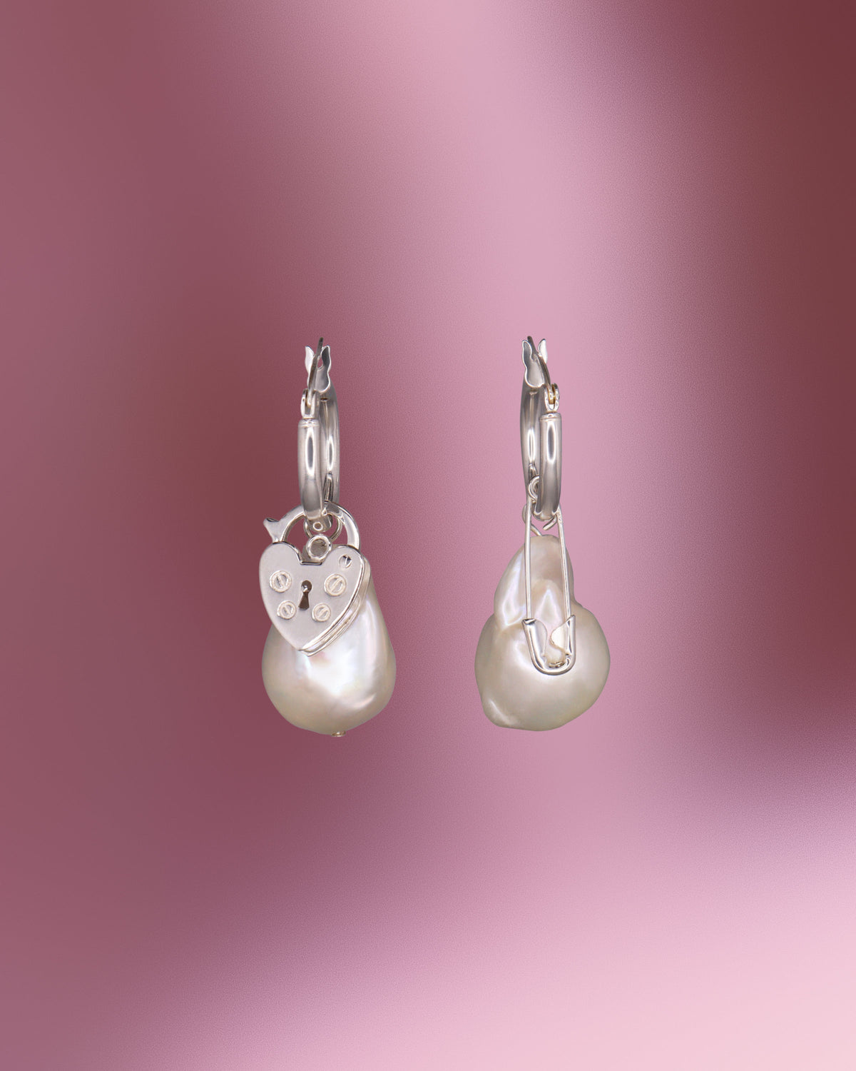 Pearl Charm Earrings