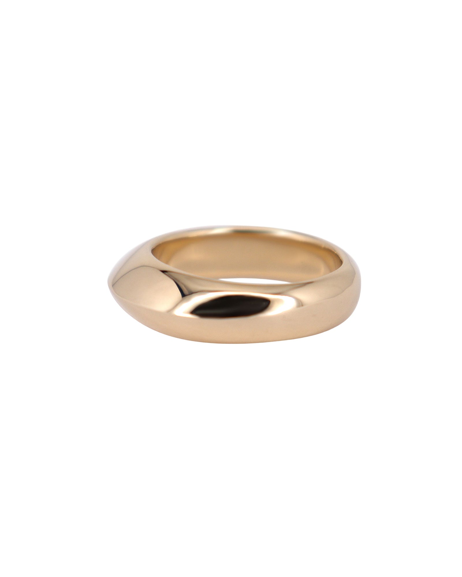 Wide Gold Apex Ring
