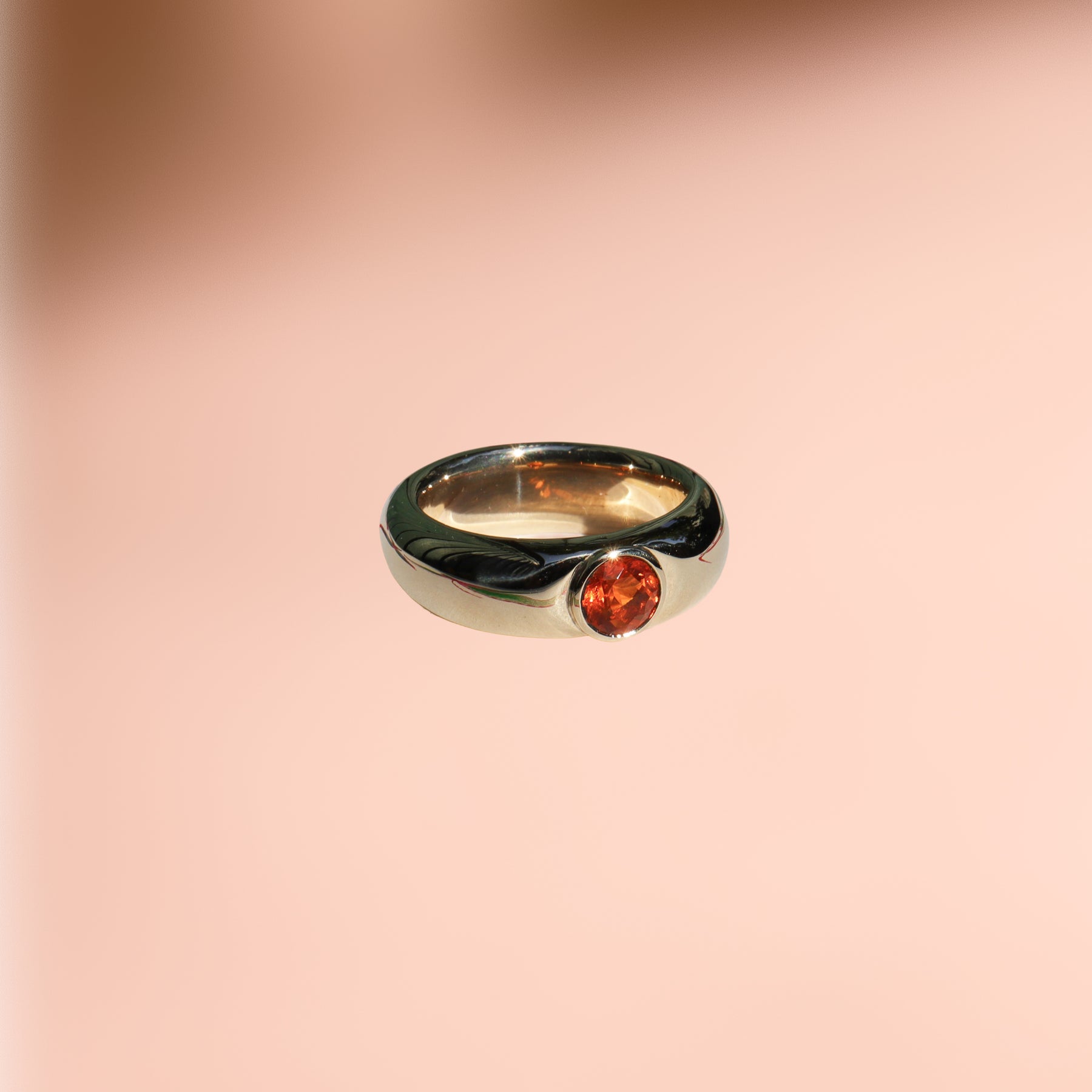 Fire Opal Chunky Band