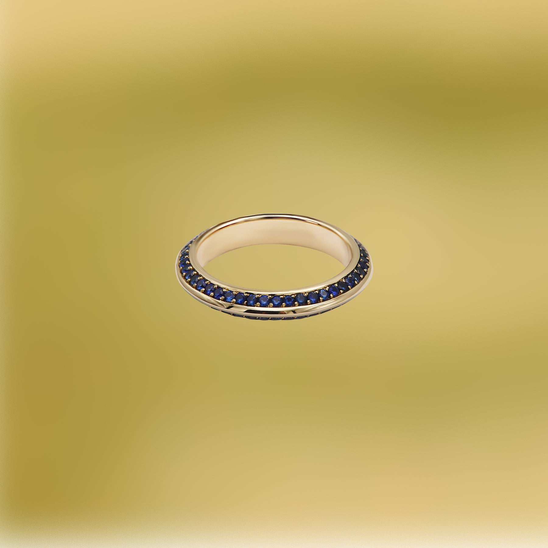 Two-Tone Knife-Edge Ring