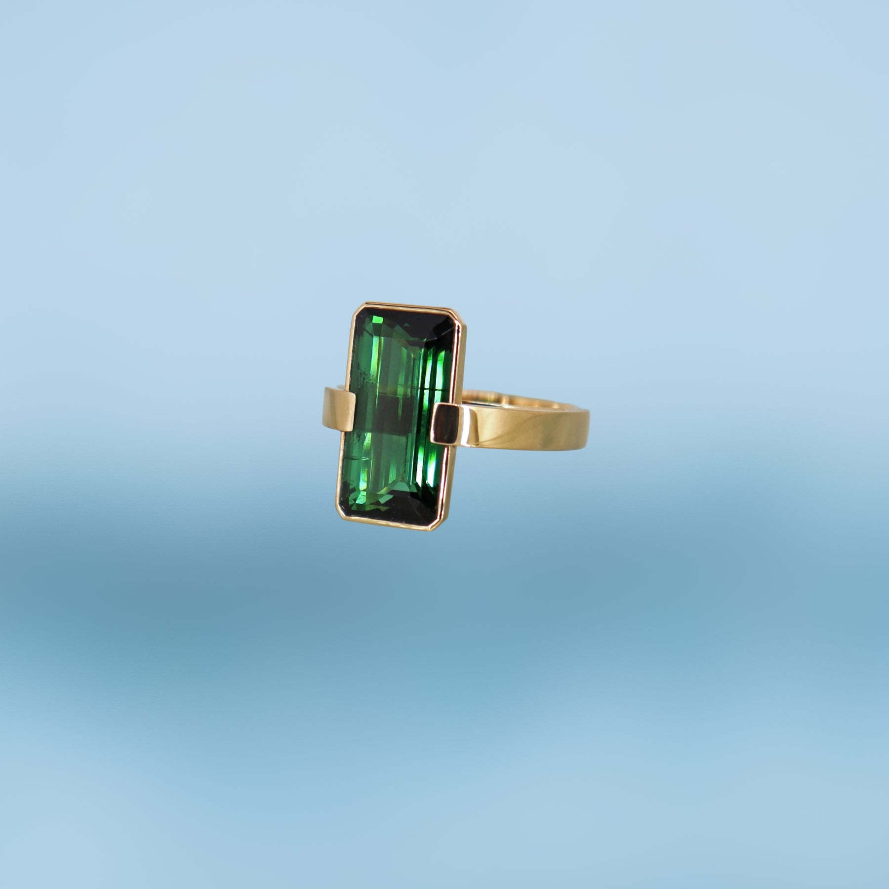 Green Tourmaline Ring