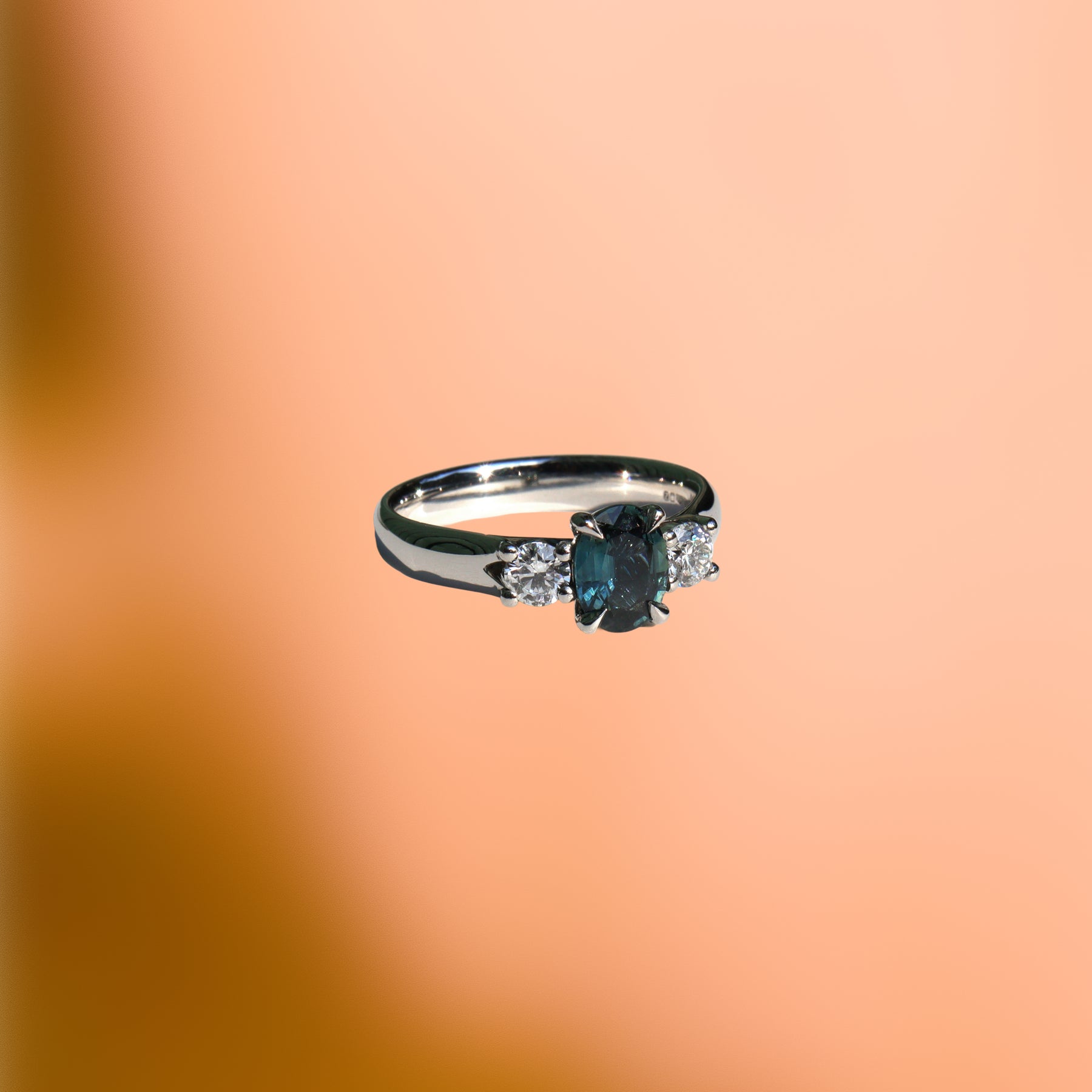 Sapphire Trilogy Ring
